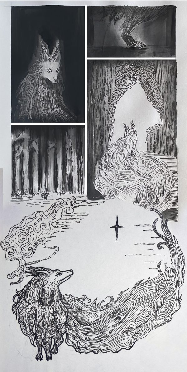 "Fox and Star" Print